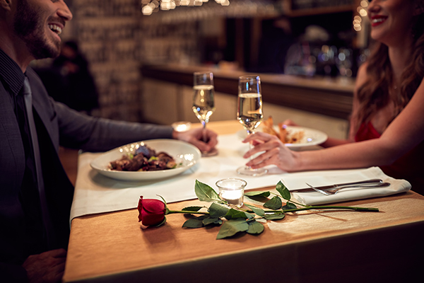 Cena para san valentín, blog Palacio de hielo