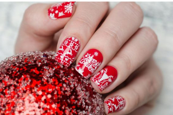 Tendencias en uñas para Navidad