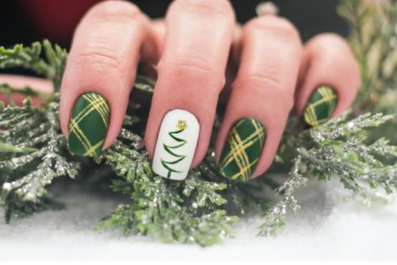 Tendencias en uñas para Navidad