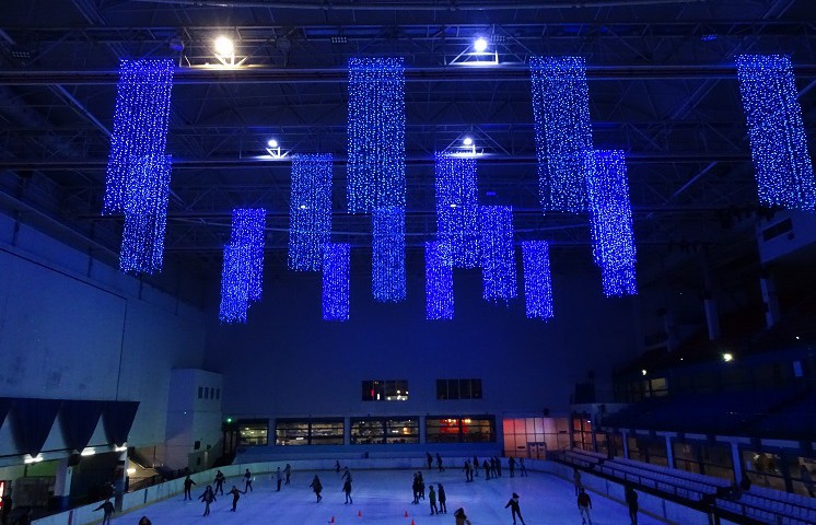 Actividades en la pista de hielo de Madrid