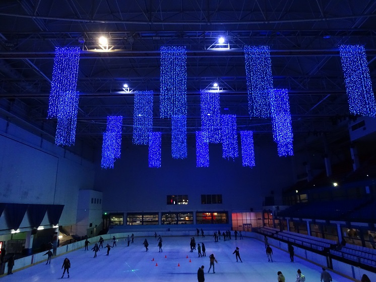 Actividades en la pista de hielo de Madrid